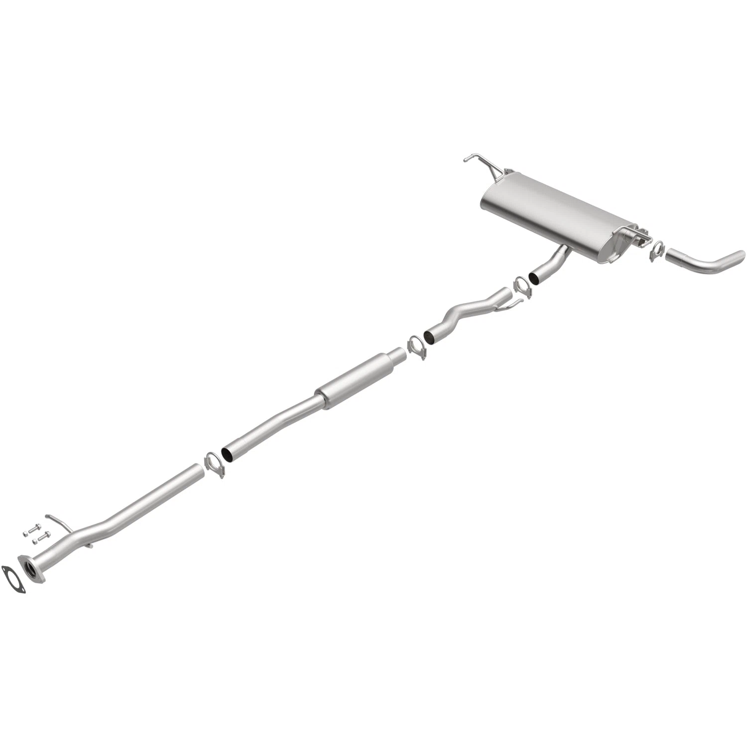 2014-2018 Nissan Rogue Direct-Fit Replacement Exhaust System 106-0758